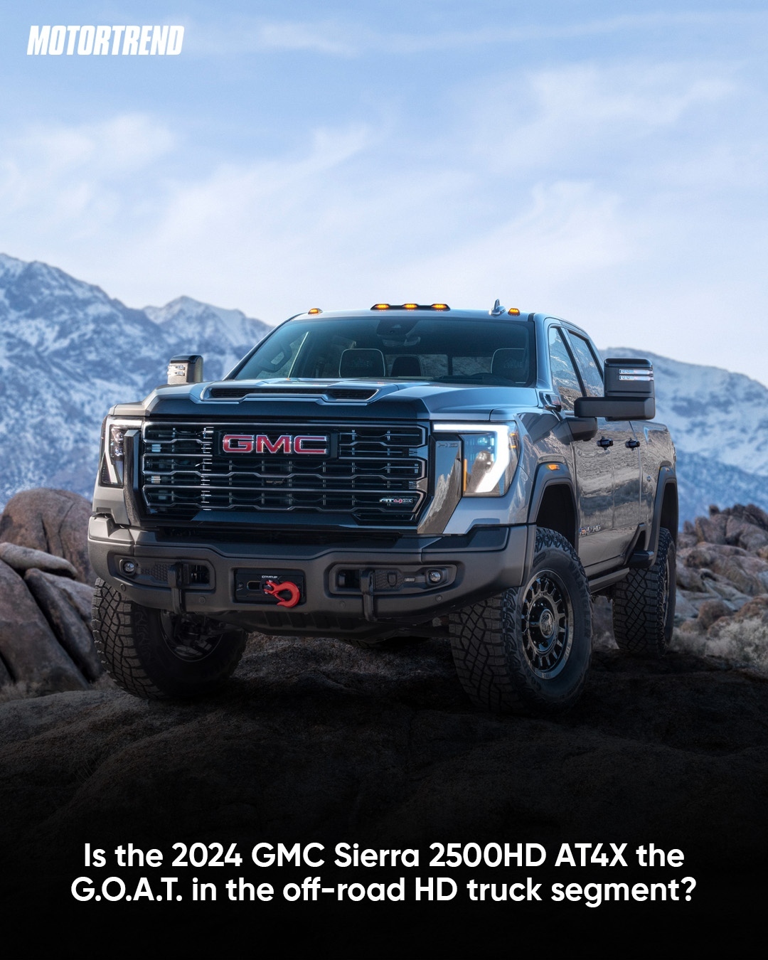 Motortrend@instagram On Pinno: The 2024 Gmc Sierra 2500hd At4x—and Espe