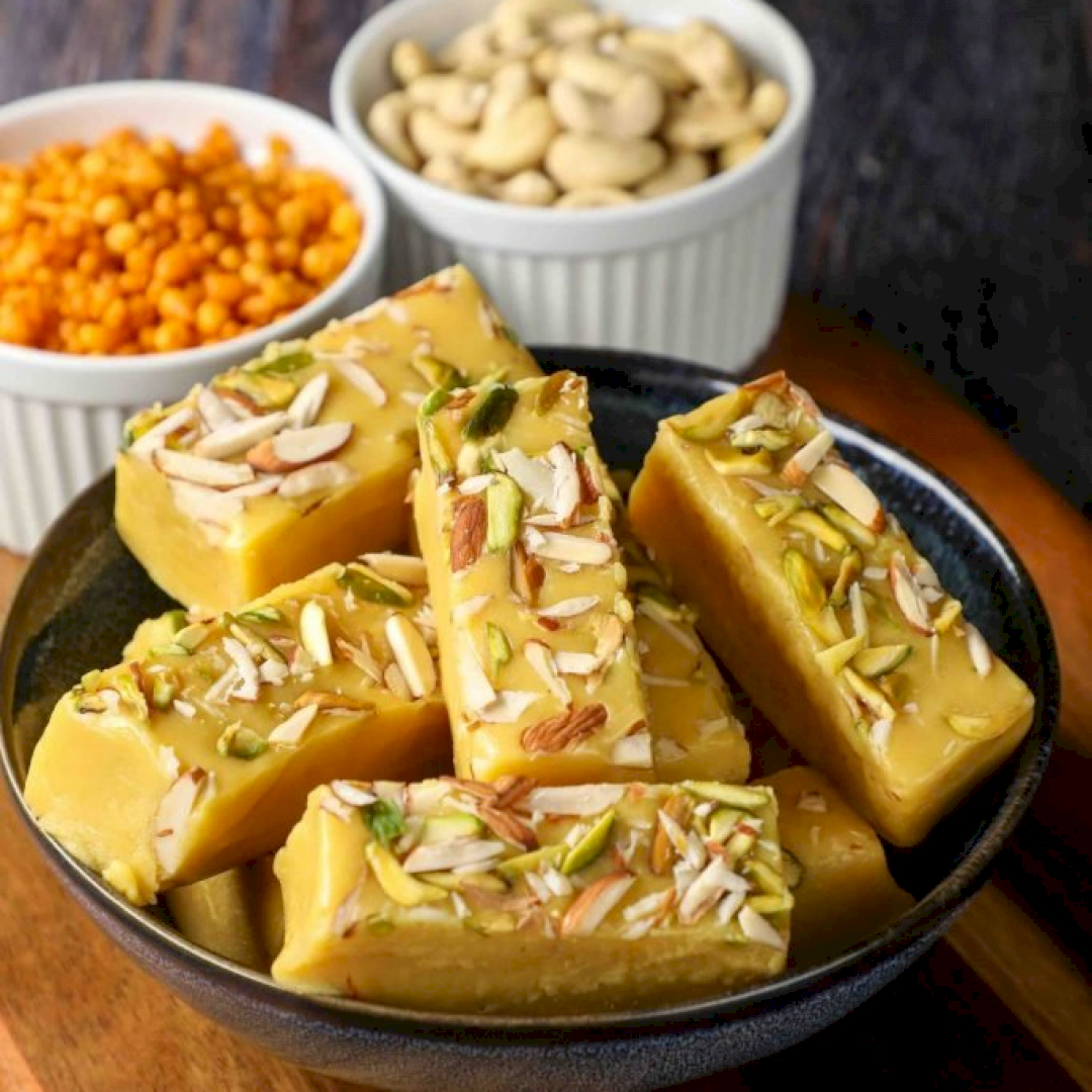 hebbars.kitcheninstagram on Pinno besan milk cake recipe full recipe