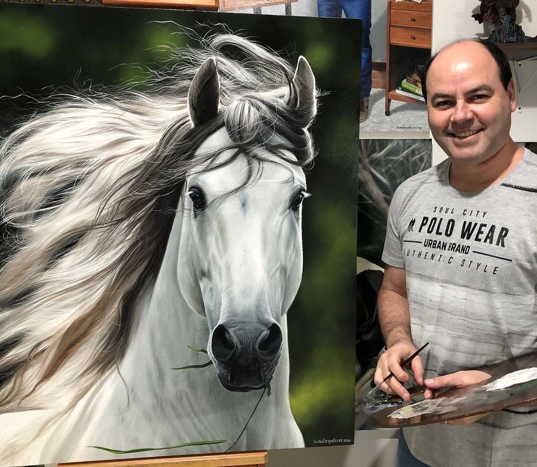 Curso online de Desenho e Pintura de Cavalos - Elton Brunetti Art