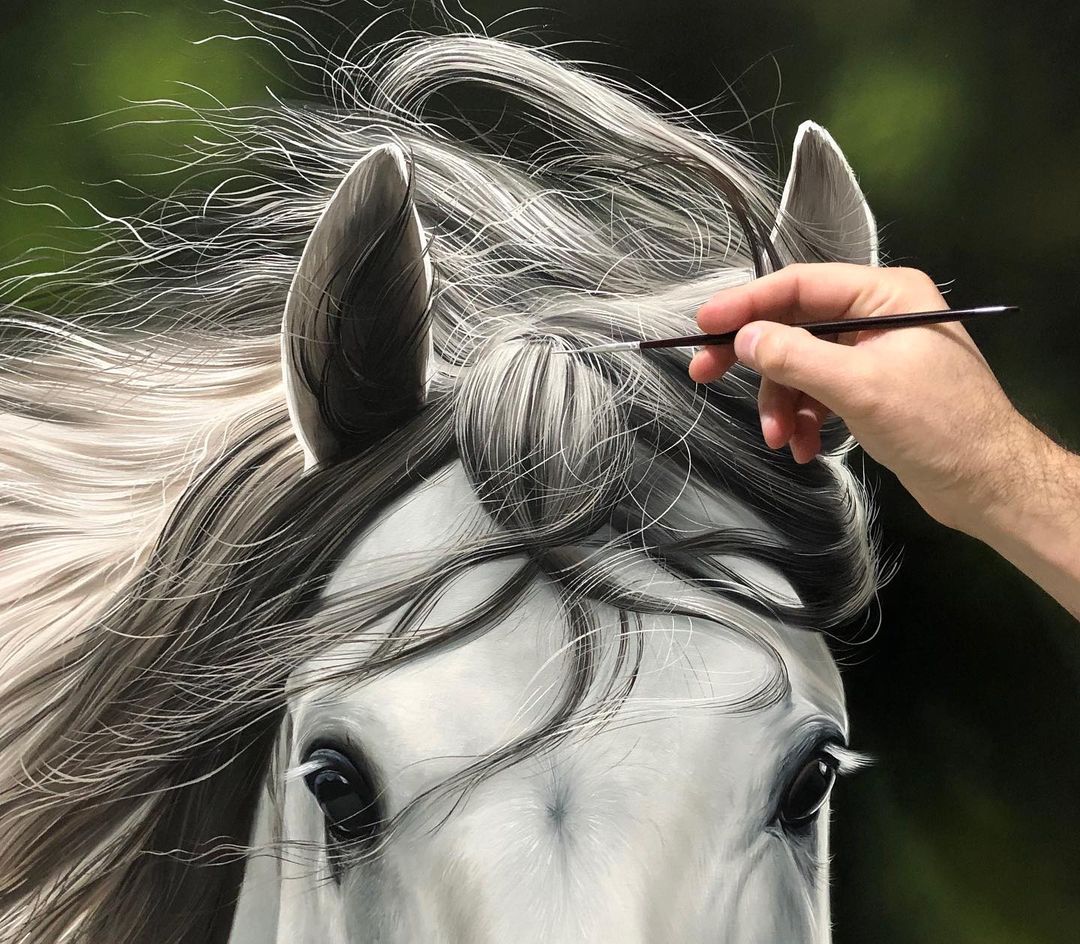 Curso online de Desenho e Pintura de Cavalos - Elton Brunetti Art