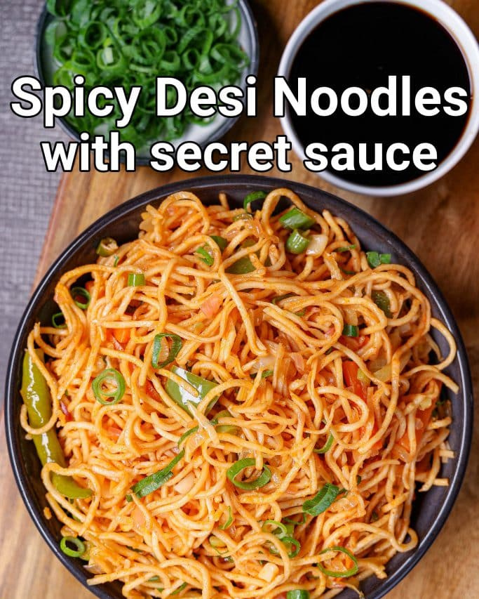 hebbars.kitcheninstagram on Pinno desi chinese noodles recipe desi