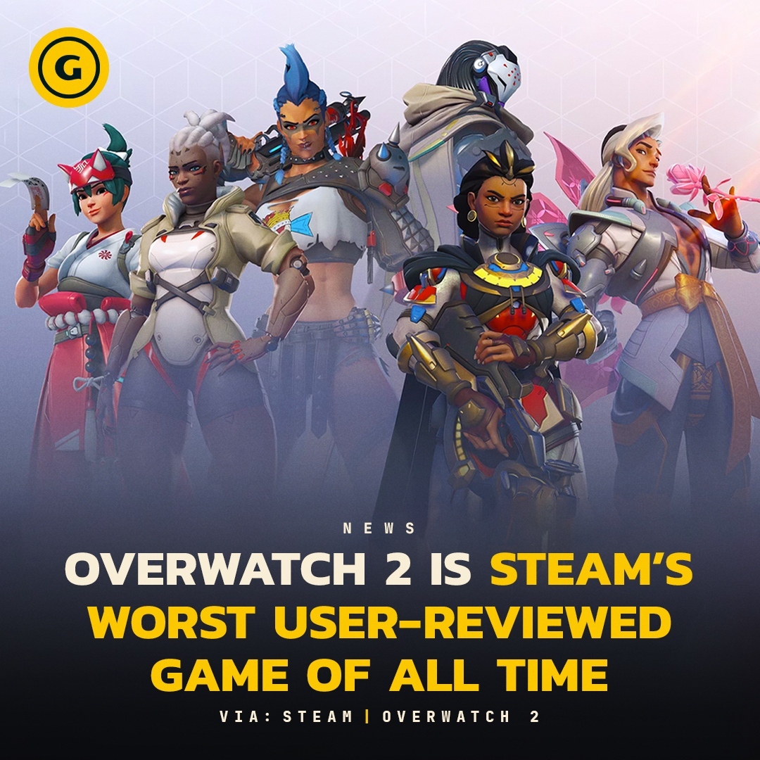 Overwatch 2 Worst Rated Steam Game Ever : r/Steam