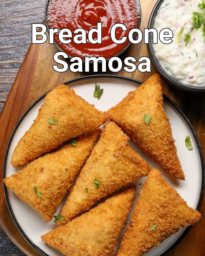 hebbars.kitcheninstagram on Pinno bread samosa recipe bread cone