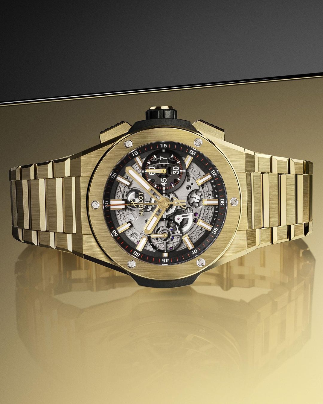 hublot@instagram on Pinno: The Yellow gold collection consists of s...