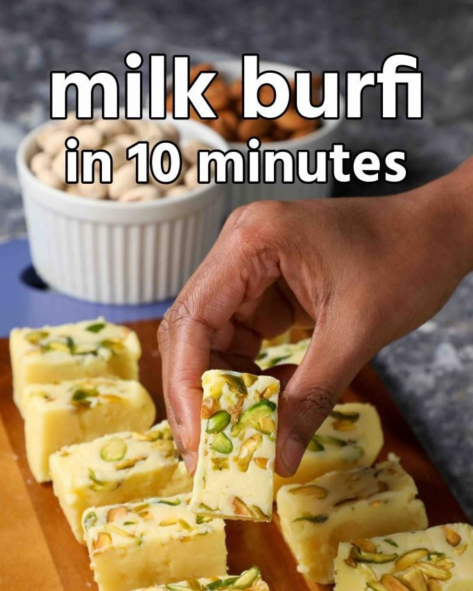 hebbars.kitcheninstagram on Pinno milk barfi recipe milk burfi full