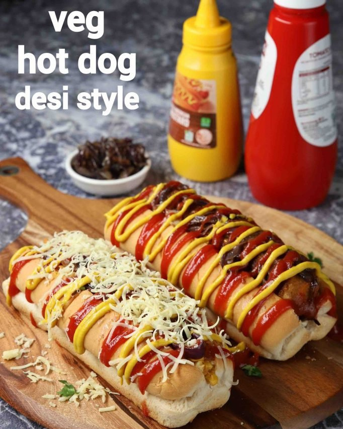 hebbars.kitcheninstagram on Pinno hot dog recipes 2 ways desi veg