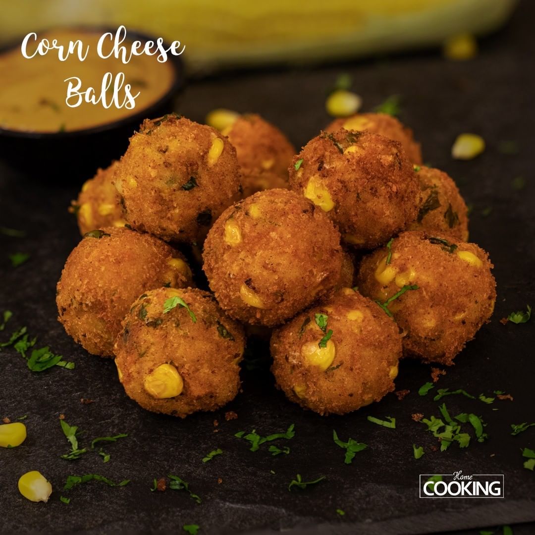 homecookingshowinstagram on Pinno Corn Cheese Balls Party Snack ...