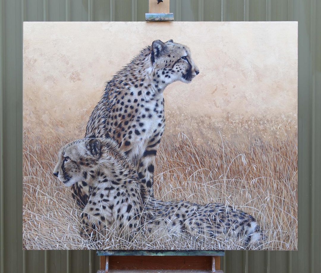 carla_grace_artinstagram on Pinno Throw back to two elderly cheetahs I pai...