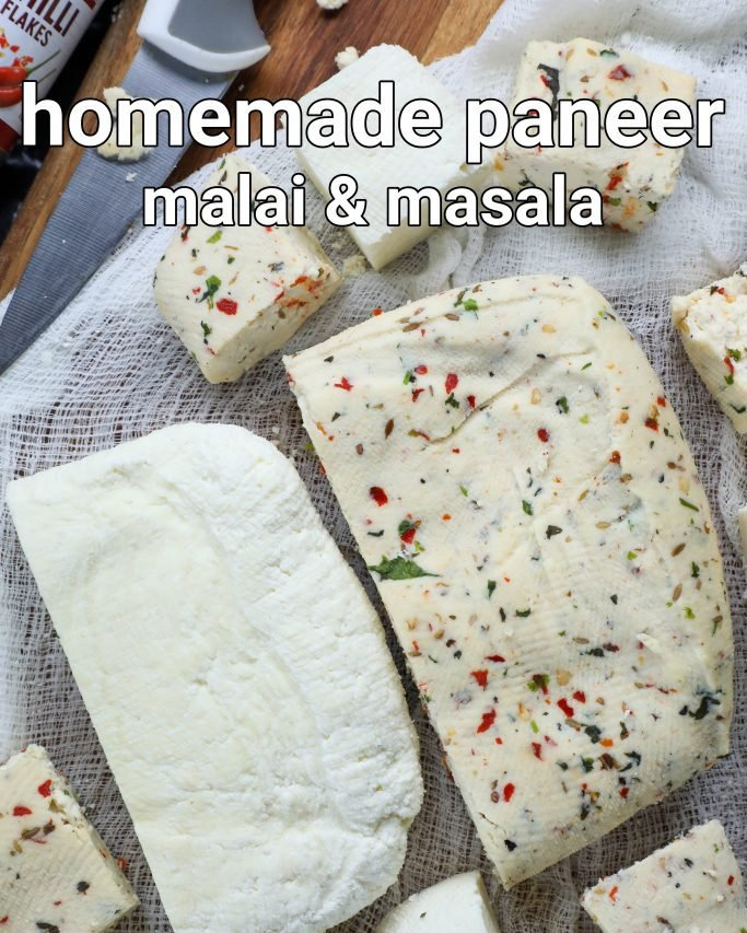 Hebbars Kitchen Instagram On Pinno Homemade Paneer Recipe 2 Ways Make P