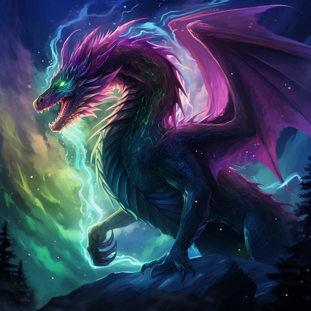 aicharactersart@instagram on Pinno: Aurora Dragons #aiart #aiartworks # ...