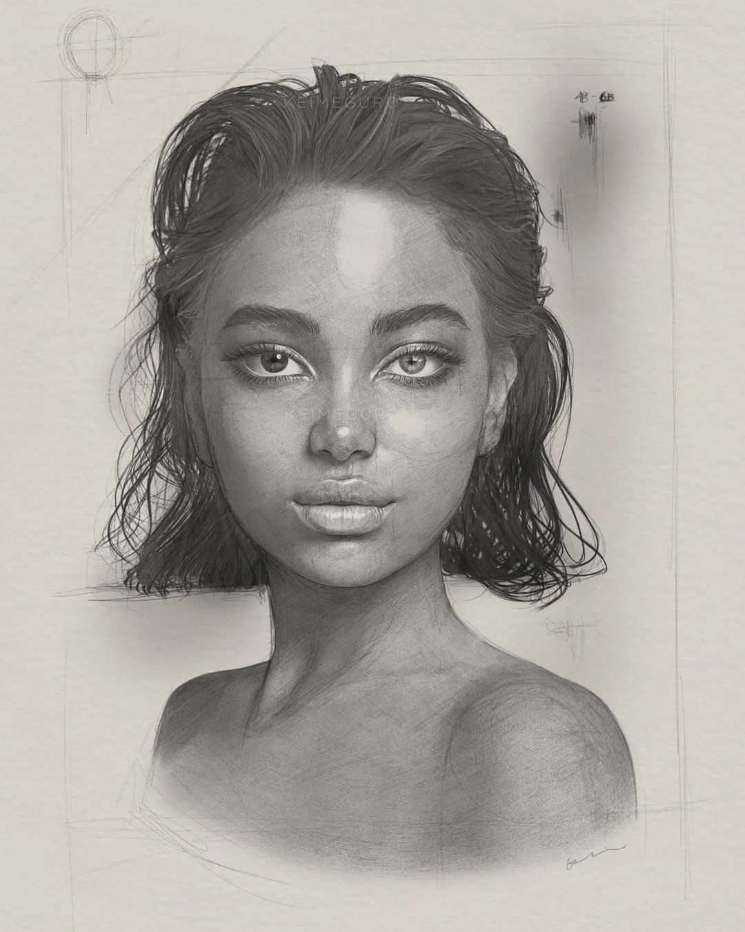 portraits_sketch@instagram on Pinno: Art by: @keimeguro@instagram And ...