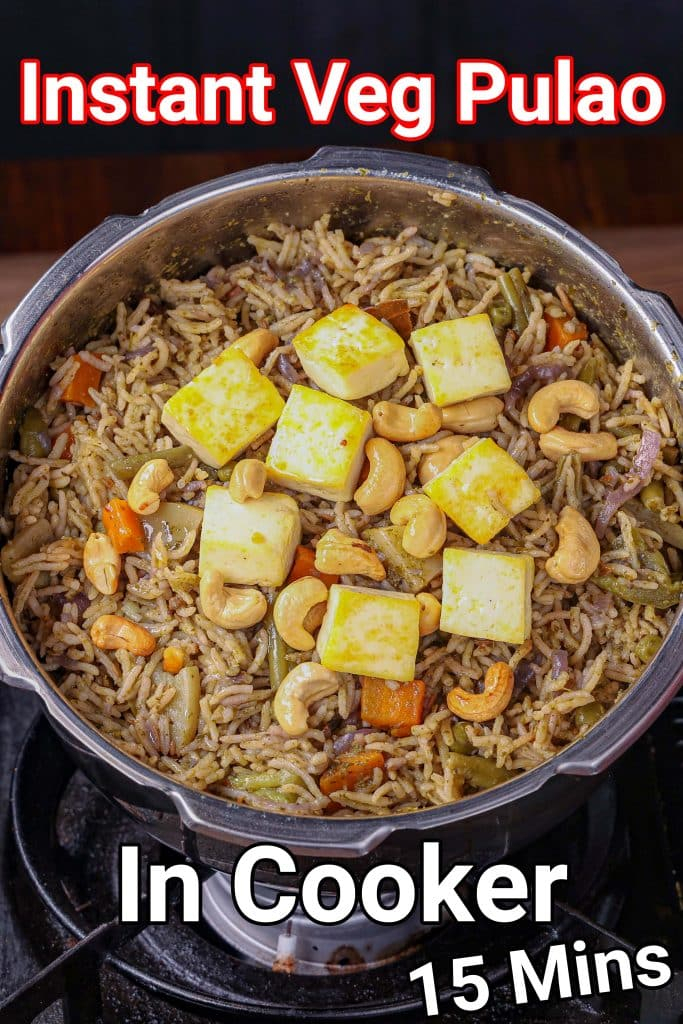 hebbars.kitcheninstagram on Pinno Cooker Veg Pulao Recipe New