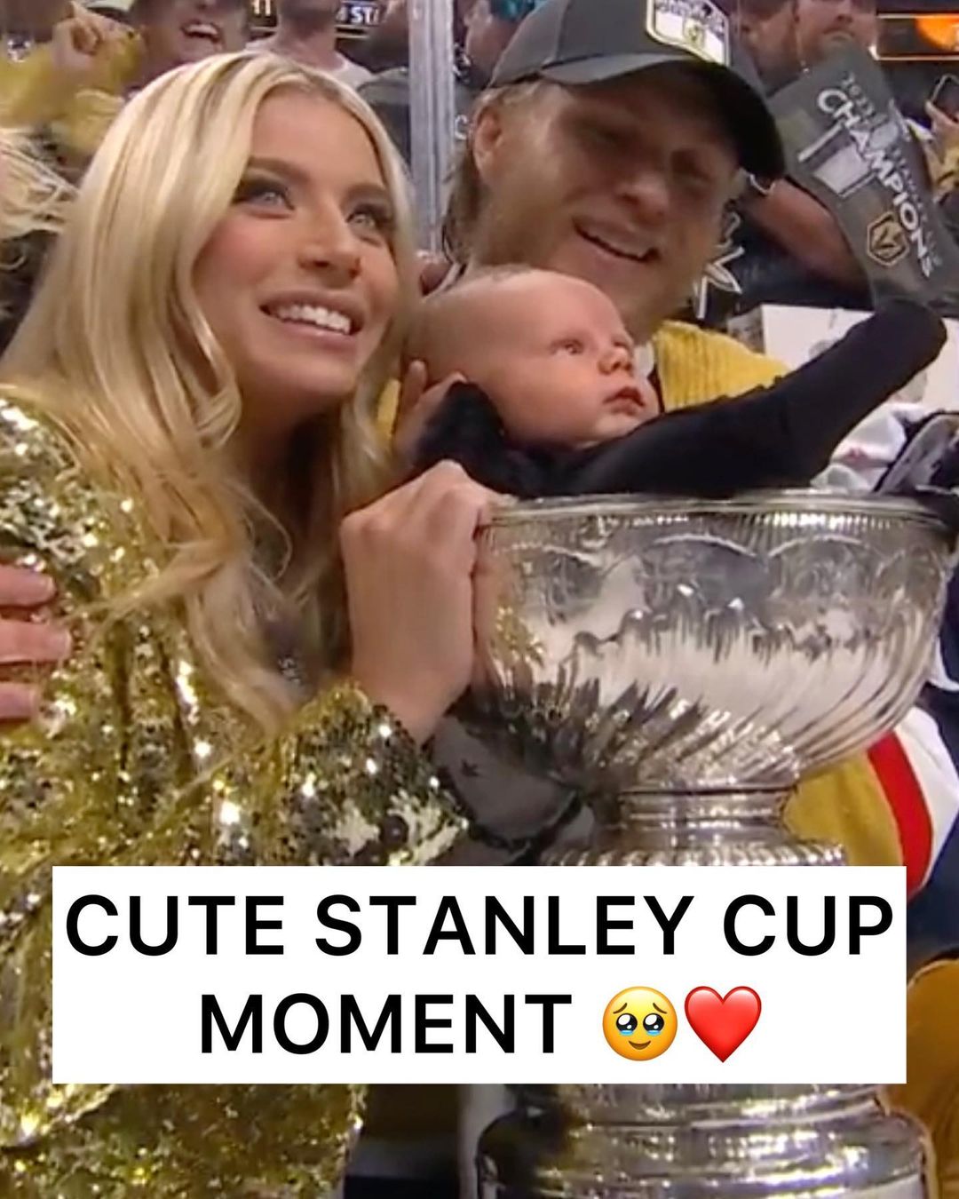 houseofhighlights@instagram on Pinno: They put the baby in the Stanley Cup.  👶❤