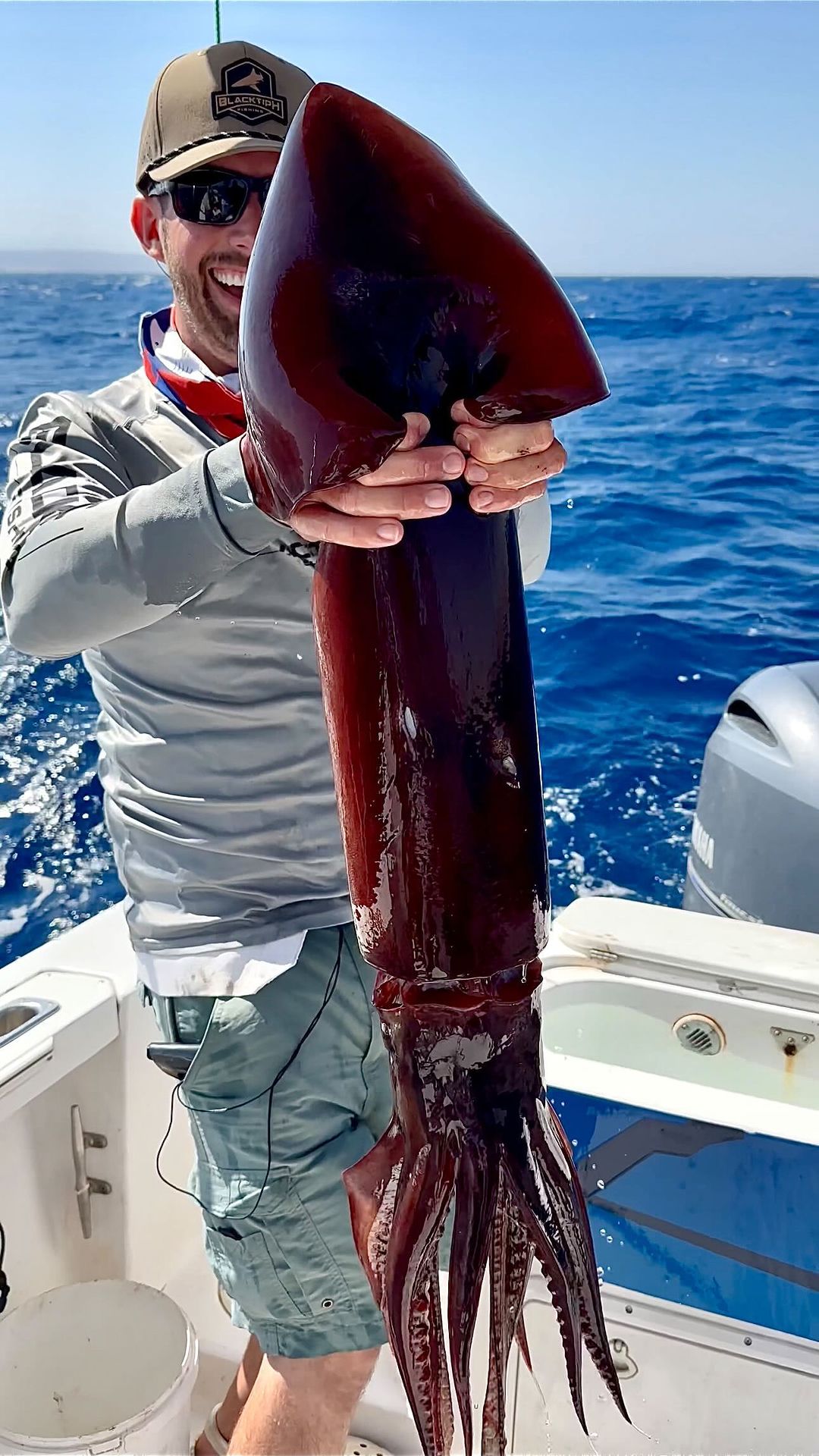 Blacktiph@instagram On Pinno: Giant Squid Caught From The Deep In Aqab