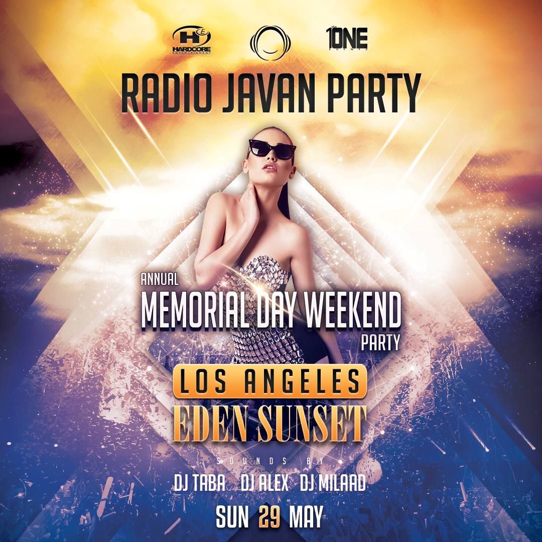 radiojavan@instagram on Pinno: Los Angeles, Radio Javan Memorial Day We...