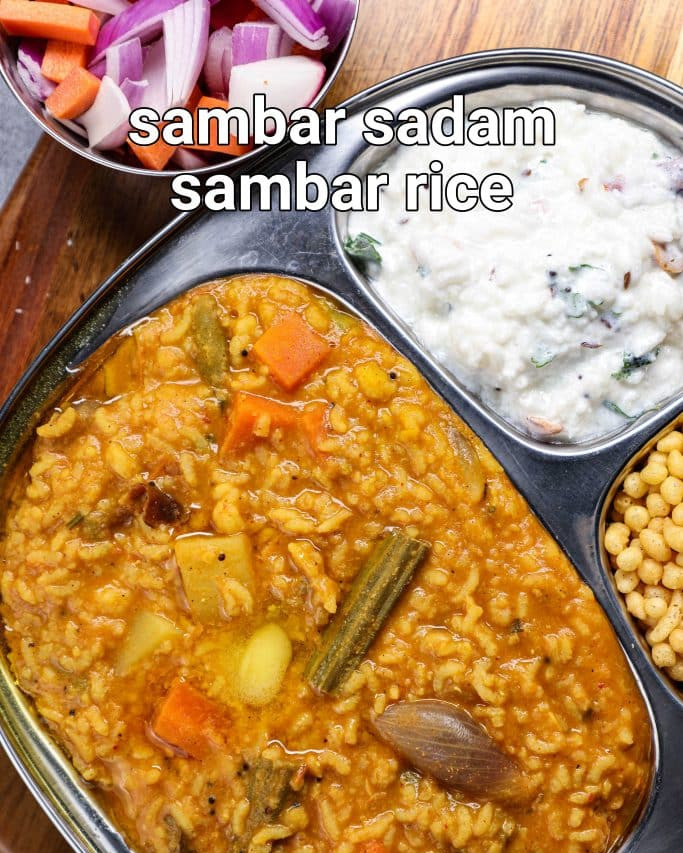 hebbars.kitcheninstagram on Pinno sambar rice recipe sambar sadam