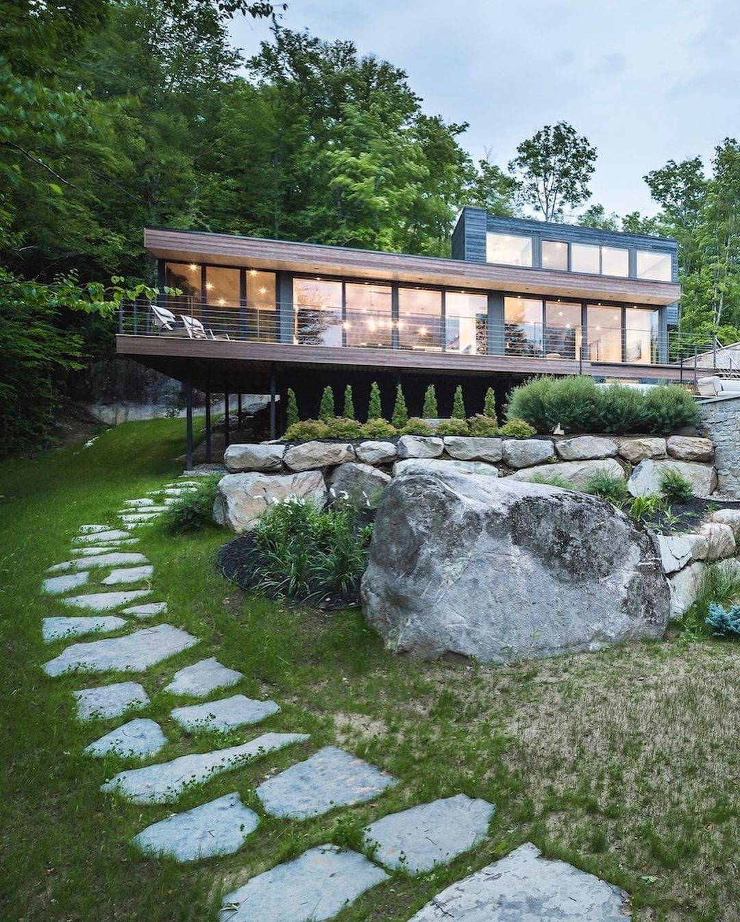 archidesiigninstagram on Pinno Estrade Residence in SaintAdolphed