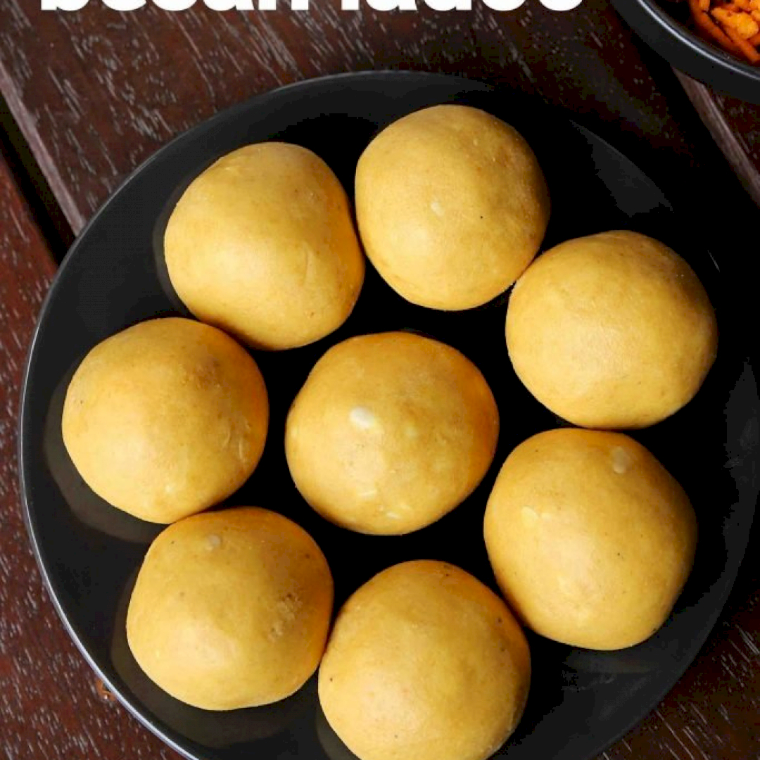 hebbars.kitcheninstagram on Pinno besan ladoo recipe besan ke laddu